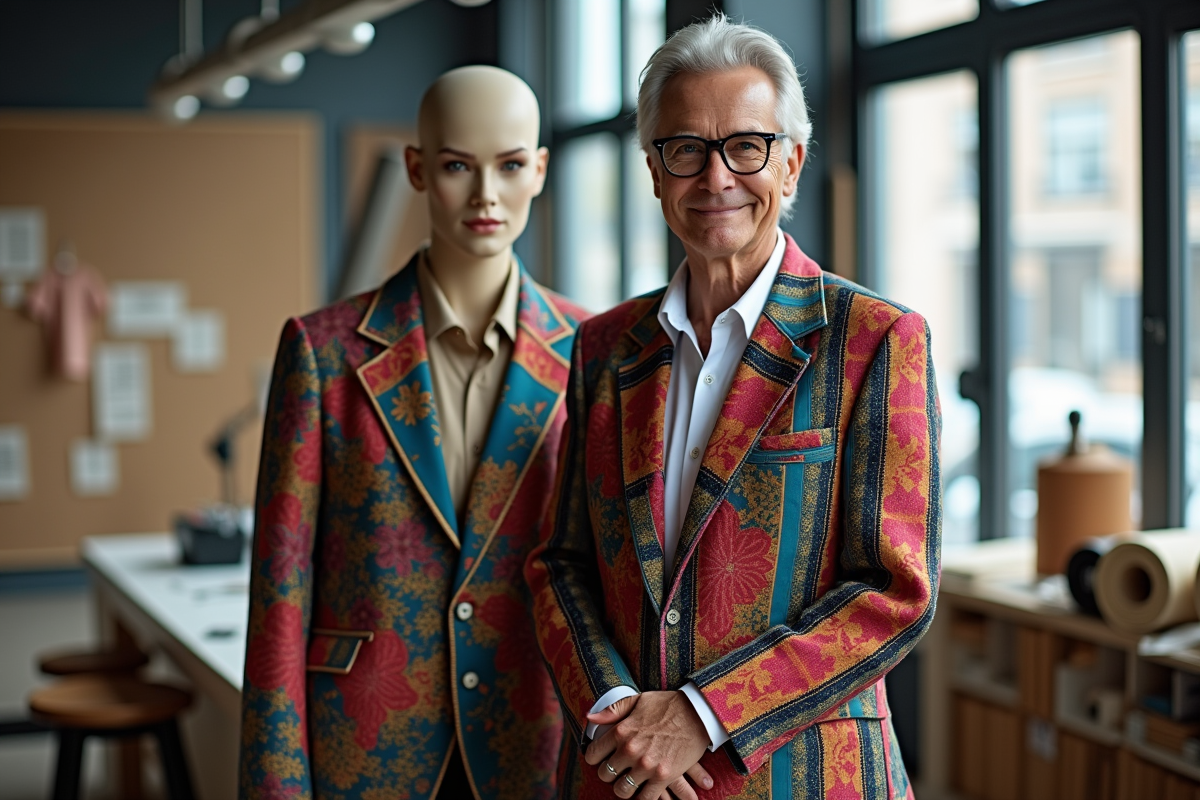 Créateur de mode célèbre pour ses couleurs vives : identité et style